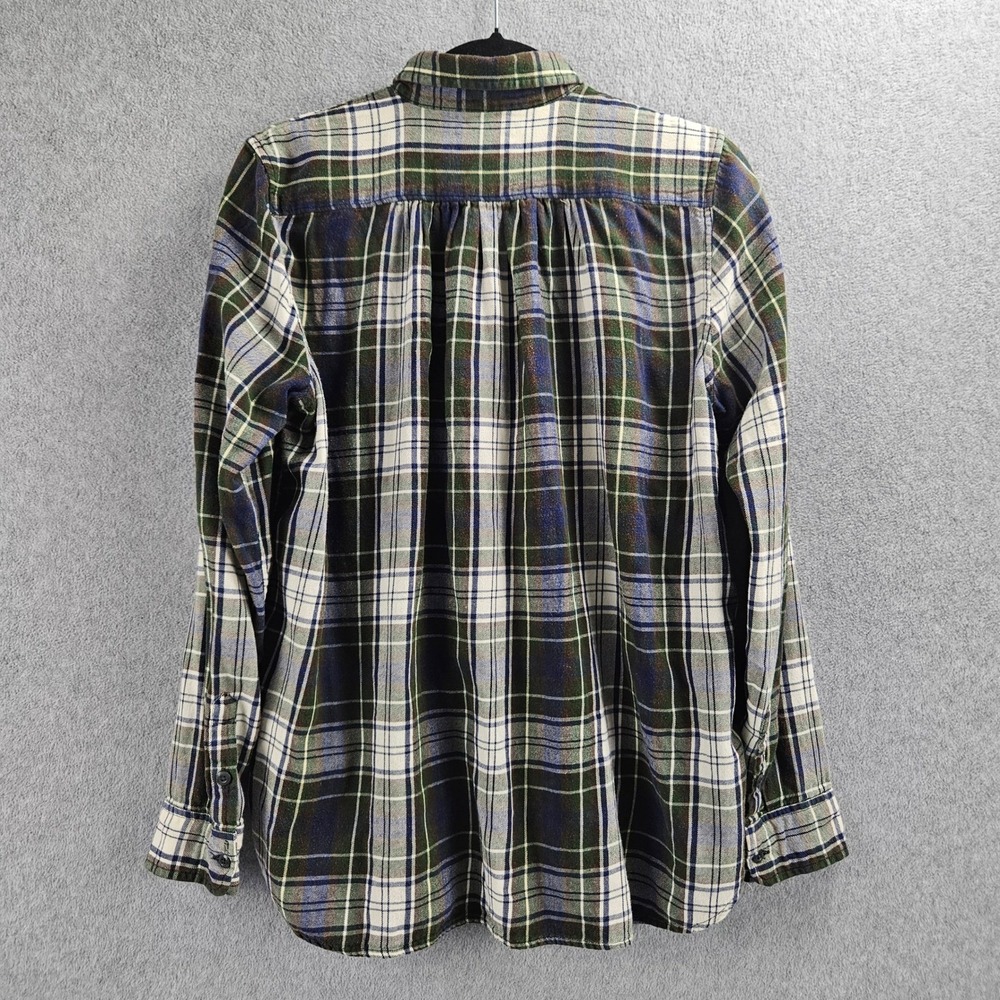 DENIM & SUPPLY RALPH LAUREN | Green Blue Plaid Flannel Shirt Medium RL Utility - Picture 2 of 12